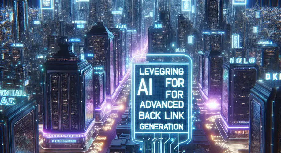 Leveraging AI for Advanced Backlink Generation